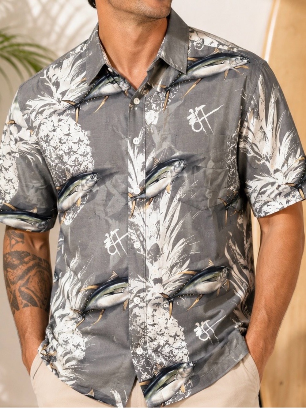 Avanti Designs Men’s Hawaiian Shirt – Size Large – Made in Hawaii NWOT